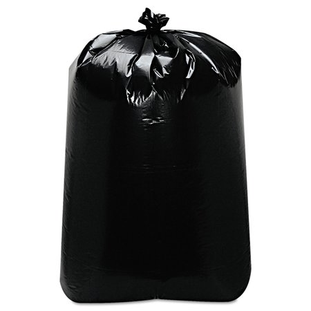 Trinity Plastics 60 gal Trash Bags, 22 in x 58 in, Extra Heavy-Duty, 1.7 mil, Black, 100 PK 100482